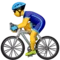 ️ Uomo in bicicletta emoji su Apple iOS 14.5
