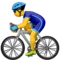 ️ Man Biking emoji on Apple iOS 17.4