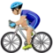 ️ Man Biking: Medium-Light Skin Tone emoji on Apple iOS 11.3