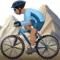 Man Mountain Biking: Medium Skin Tone emoji on iPhone (iOS 13.1)