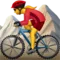 ️ Dona ciclista de muntanya emoji a Apple iOS 10.2