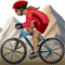 Woman Mountain Biking: Medium Skin Tone emoji on iPhone