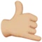 Call Me Hand: Medium-Light Skin Tone emoji on Apple iOS 17.4