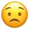 Khuôn mặt lo lắng emoji trên Apple iOS 12.1