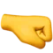 Right-Facing Fist emoji on iPhone