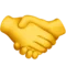 Handshake emoji on Apple iOS 11.3