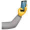 Selfie emoji på Apple iOS 17.4