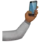 Selfie: Μέτριος-Σκούρος τόνος δέρματος emoji στο iPhone (iOS 15.4)