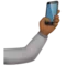 Selfie: Μέτριος-Σκούρος τόνος δέρματος emoji στο iPhone (iOS 17.4)