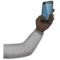 Selfie: Dark Skin Tone emoji on iPhone (iOS 14.6)