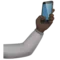Selfie: Σκούρος τόνος δέρματος emoji στο iPhone (iOS 17.4)