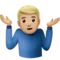 ️ Home arronsant les espatlles: To de pell mitjà-clar emoji a Apple iOS 17.4