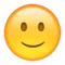 Slightly Smiling Face emoji on Apple iOS 9.3