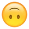 Upside-Down Face emoji on Apple iOS 9.1