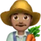 Contadino: carnagione media emoji su Apple iOS 13.2
