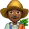 Home agricultor: to de pell mitjà-fosc emoji a Apple iOS 13.3