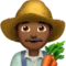 Home agricultor: to de pell mitjà-fosc emoji a Apple iOS 17.4