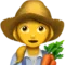 Woman Farmer emoji on iPhone