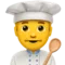 Mann Koch Emoji auf Apple iOS 16.4