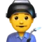 Man Factory Worker emoji on iPhone