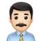 Treballador d'oficina: to de pell clar emoji a Apple iOS 17.4