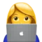 Tecnologa donna emoji su Apple iOS 14.5