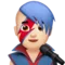 Man Singer: Light Skin Tone emoji on iPhone (iOS 13.1)