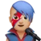Man Singer: Medium-Light Skin Tone emoji on iPhone (iOS 13.1)