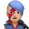 Man Singer: Medium-Light Skin Tone emoji on Apple iOS 17.4