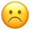 ️ Frowning Face emoji on Apple iOS 14.5