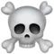 ️ Skull and Crossbones emoji on Apple iOS 10.0