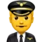 ️ Człowiek Pilot emoji na Apple iOS 13.3