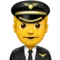 ️ Juruterbang Lelaki emoji di Apple iOS 17.4