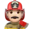 Mandlig brandmand: Lys hudtone emoji på Apple iOS 10.2