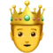 Prince emoji on iPhone