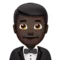 Person i smoking: Mörk hudton emoji på iPhone (iOS 12.2)