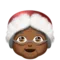 Mrs. Claus: Medium-Dark Skin Tone emoji on iPhone (iOS 14.6)