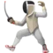 Person Fencing emoji on iPhone