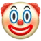 Клоунское лицо эмодзи на Apple iOS 10.3