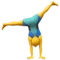 Mann som triller emoji på Apple iOS 14.2