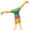 Woman Cartwheeling emoji on iPhone