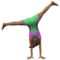 ️ Woman Cartwheeling: Medium-Dark Skin Tone emoji on Apple iOS 13.2
