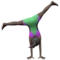 ️ Woman Cartwheeling: Dark Skin Tone emoji on Apple iOS 12.2