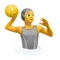 Persona jugant a waterpolo emoji a Apple iOS 17.4