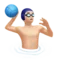 Person Playing Water Polo: Light Skin Tone emoji on Apple iOS 10.2