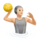 Person Playing Water Polo: Light Skin Tone emoji on Apple iOS 13.2