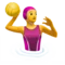 Woman Playing Water Polo emoji on iPhone