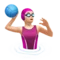 ️ Woman Playing Water Polo: Light Skin Tone emoji on Apple iOS 10.3
