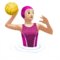 ️ Woman Playing Water Polo: Light Skin Tone emoji on Apple iOS 14.6