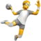 Persona che gioca a pallamano emoji su Apple iOS 15.4